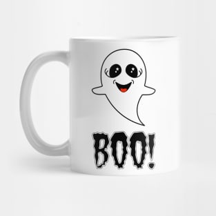Boo!  Cute Little Halloween Ghost Mug